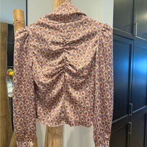 Zara Floral Pink Women's Top